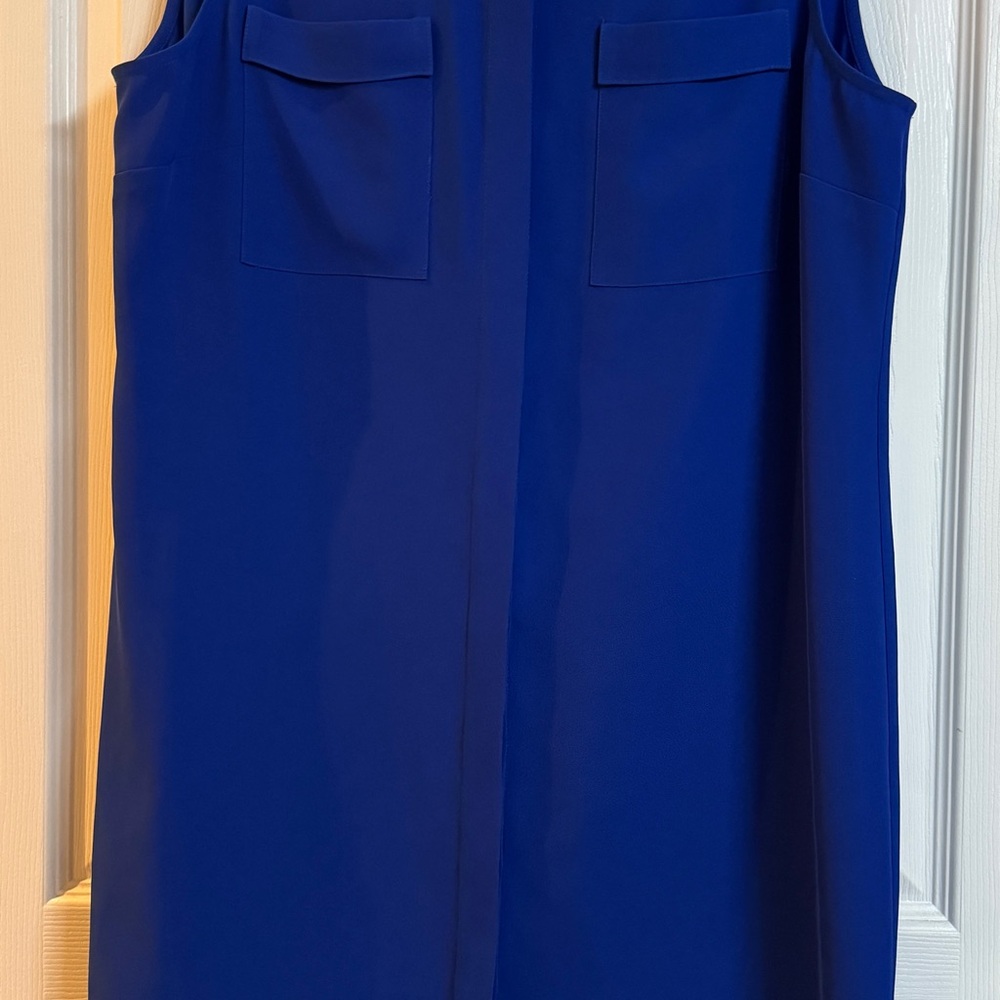 Sleeveless Blue Dress